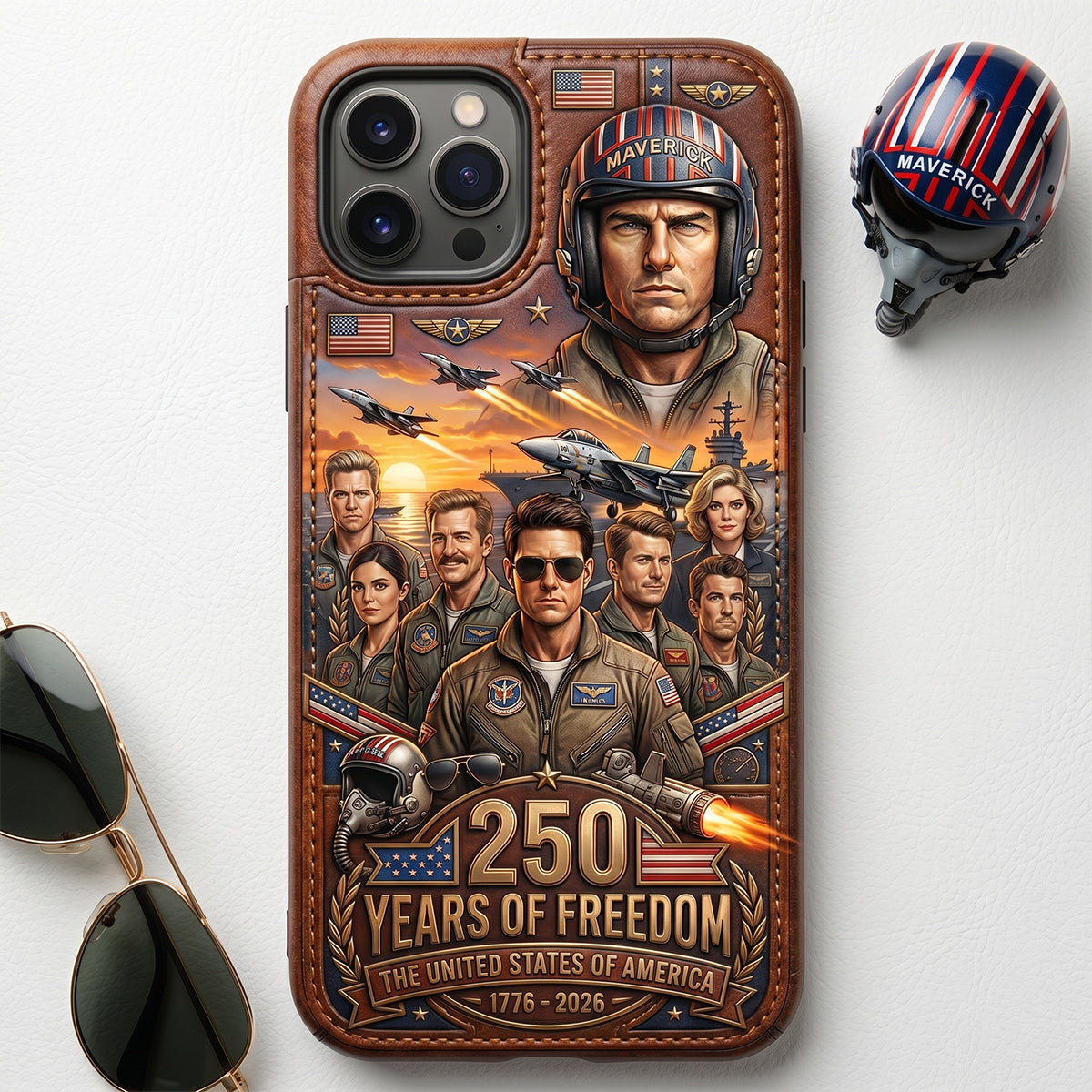 250 Years Strong Phone Case - Personalized Gifts For Patriots 04TYTN040626