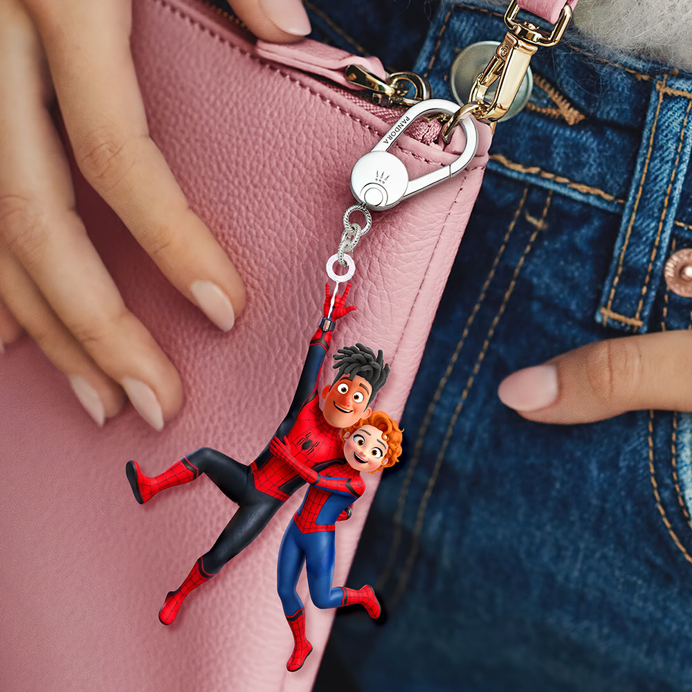 Hanging Together Couple Keychain - Personalized Gifts For Couple 05qhqn210726-Homacus