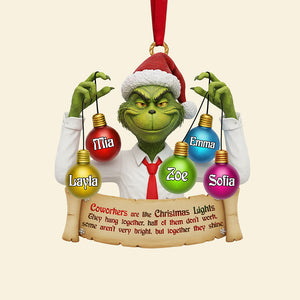 Personalized Gift For Christmas, Coworker Acrylic Ornament 04nata271025-Homacus