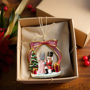 Cheeky Touch Couple Ornament - Personalized Christmas Gift For Couples 02TGLU190925-Homacus