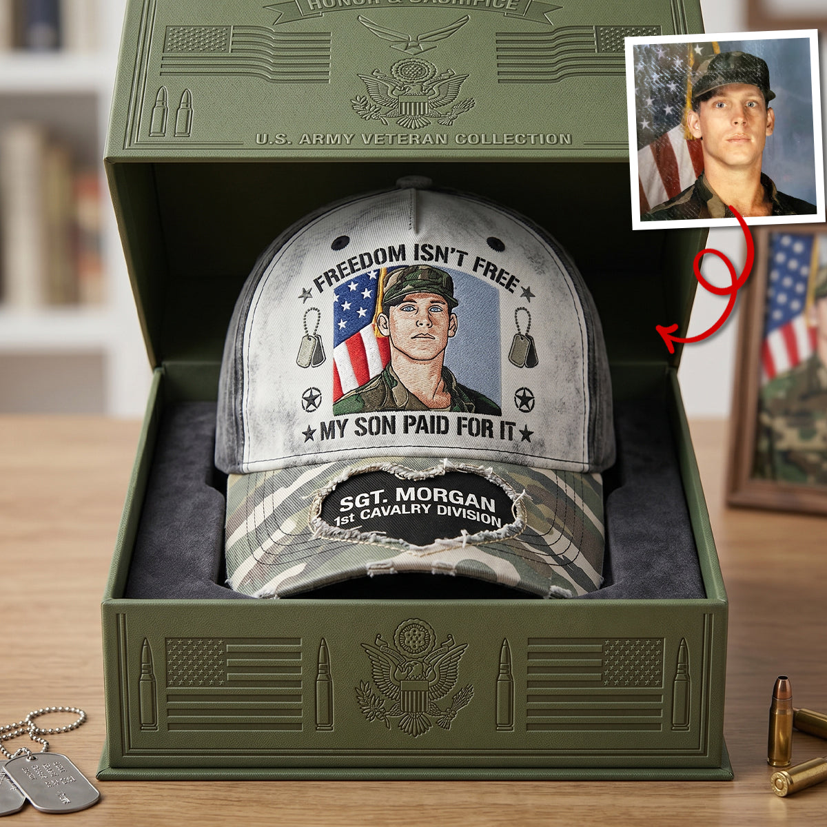 Military Served Member Support Classic Cap, Personalized Gifts For Veteran Families 04qhtn260526-Homacus