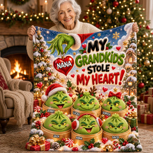 Mischievous Little Bao Buns Blanket - Personalized Gift For Grandmas 04NATN011026-Homacus