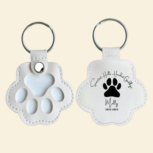 Sweetest Goodbye Pet Hair Storage Keychain - Personalized Memorial Gift For Pet Lovers 04LAQN270825-Homacus