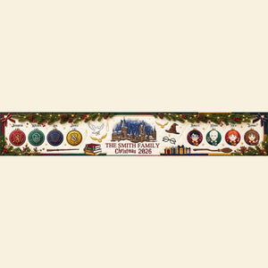 Christmas Family Bubble Quilted Table Runner - Personalized Christmas Gifts For Family 01nadt270826-Homacus