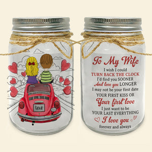 Personalized Gifts For Wife Mason Jar Light 02xqtn231224hg I Love You Forever And Always-Homacus