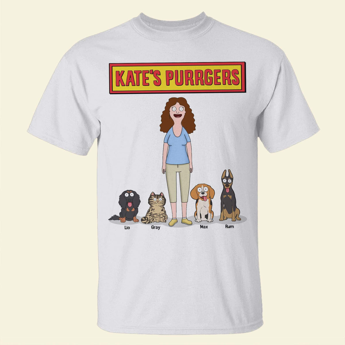 Dogs And Cats Mom Shirt Personalized Gifts For Pet Lovers 04qhtn010425hg-Homacus
