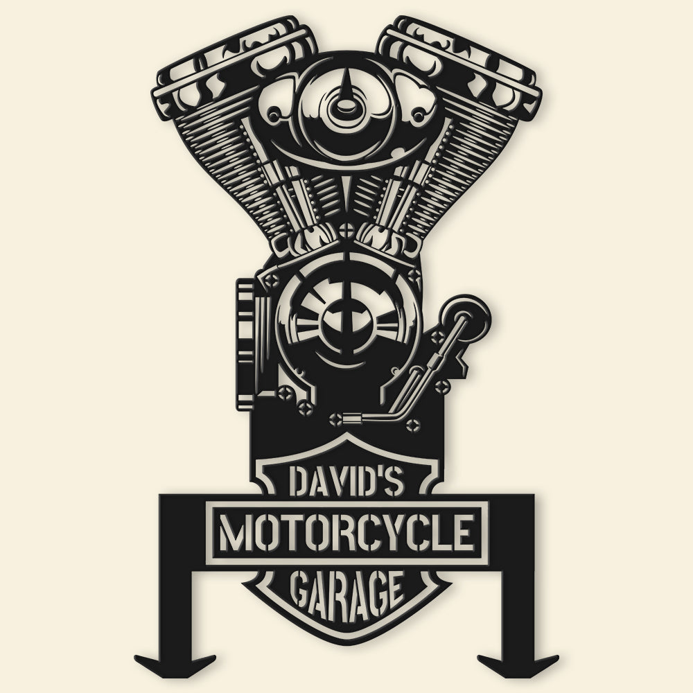 Personalized Gifts For Motorcycle Lovers Hanging Metal Sign 01NADT220624-Homacus
