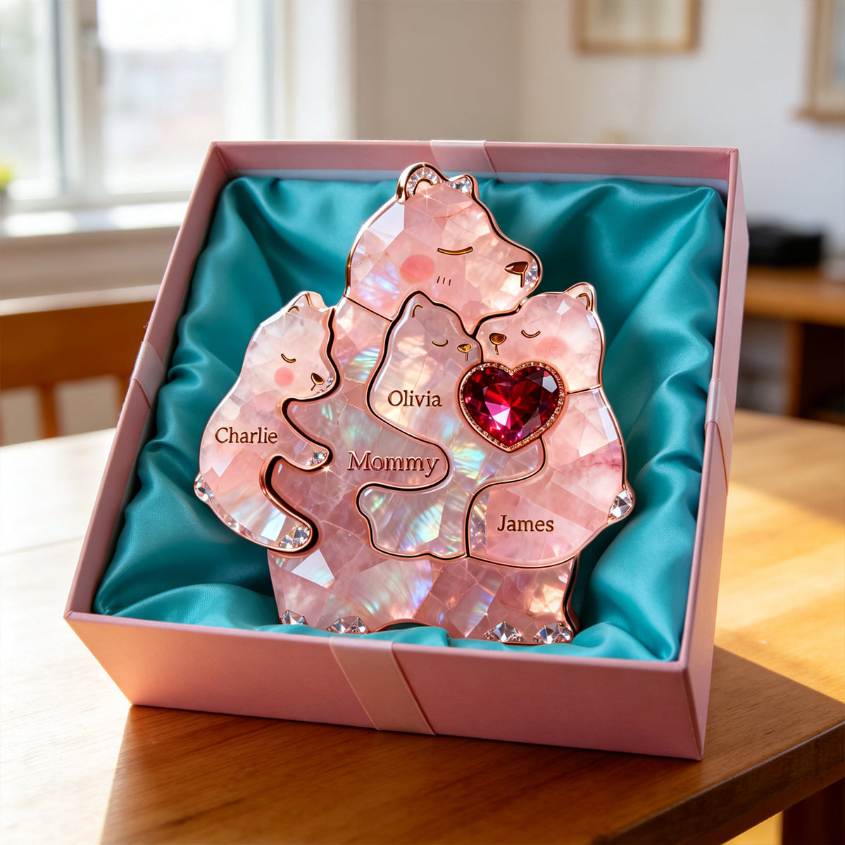 Mom Warmest Hug Acrylic Plaque, Personalized Gifts For Mom 02qhtn090326-Homacus