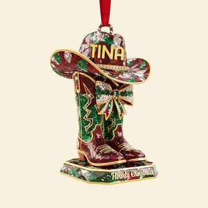 Personalized Gifts For Cowboy Christmas Ornament 04kita220925-Homacus