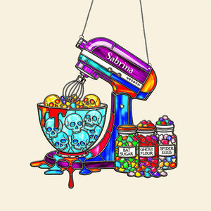Spooky Baking Suncatcher - Personalized Gifts For Baking Lovers 04ohta300825-Homacus