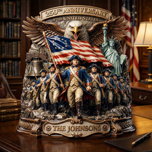 250 years USA Acrylic Plaque - Personalized Patriotic Gifts 02TYLU110326-Homacus