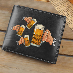 Personalized Gifts For Dad PU Leather Wallet 02OHPU030624-Homacus