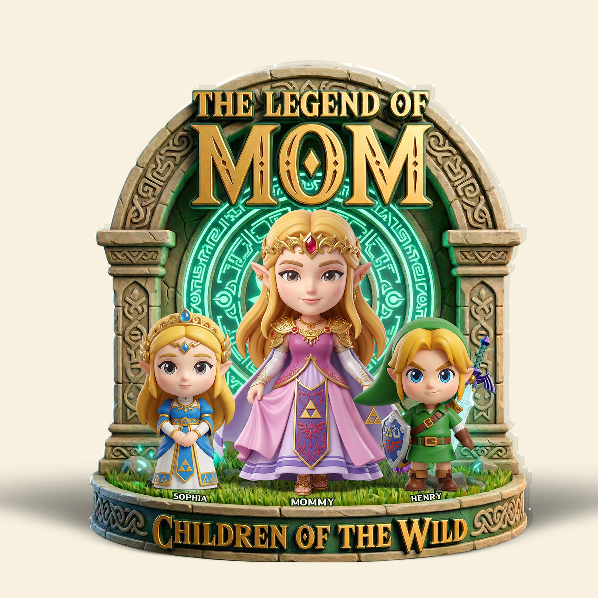 The Legend Of Mom Acrylic Plaque - Personalized Mother's Day Gifts 01NAQN280326-Homacus