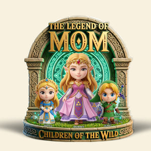 The Legend Of Mom Acrylic Plaque - Personalized Mother's Day Gifts 01NAQN280326-Homacus