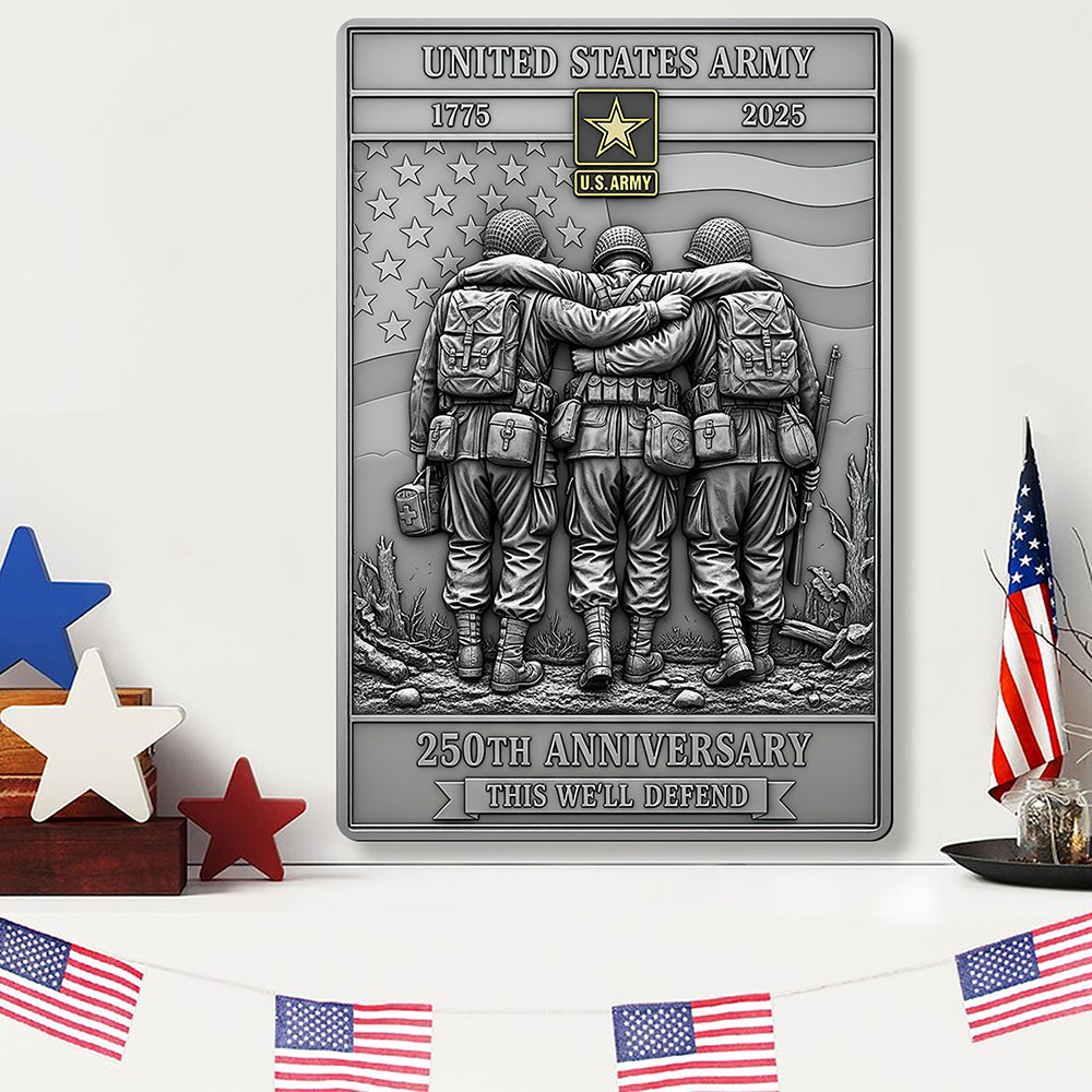 Legacy of Service Metal Sign – Personalized Gifts For Soldier 03ohqn300625-Homacus