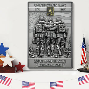 Legacy of Service Metal Sign – Personalized Gifts For Soldier 03ohqn300625-Homacus