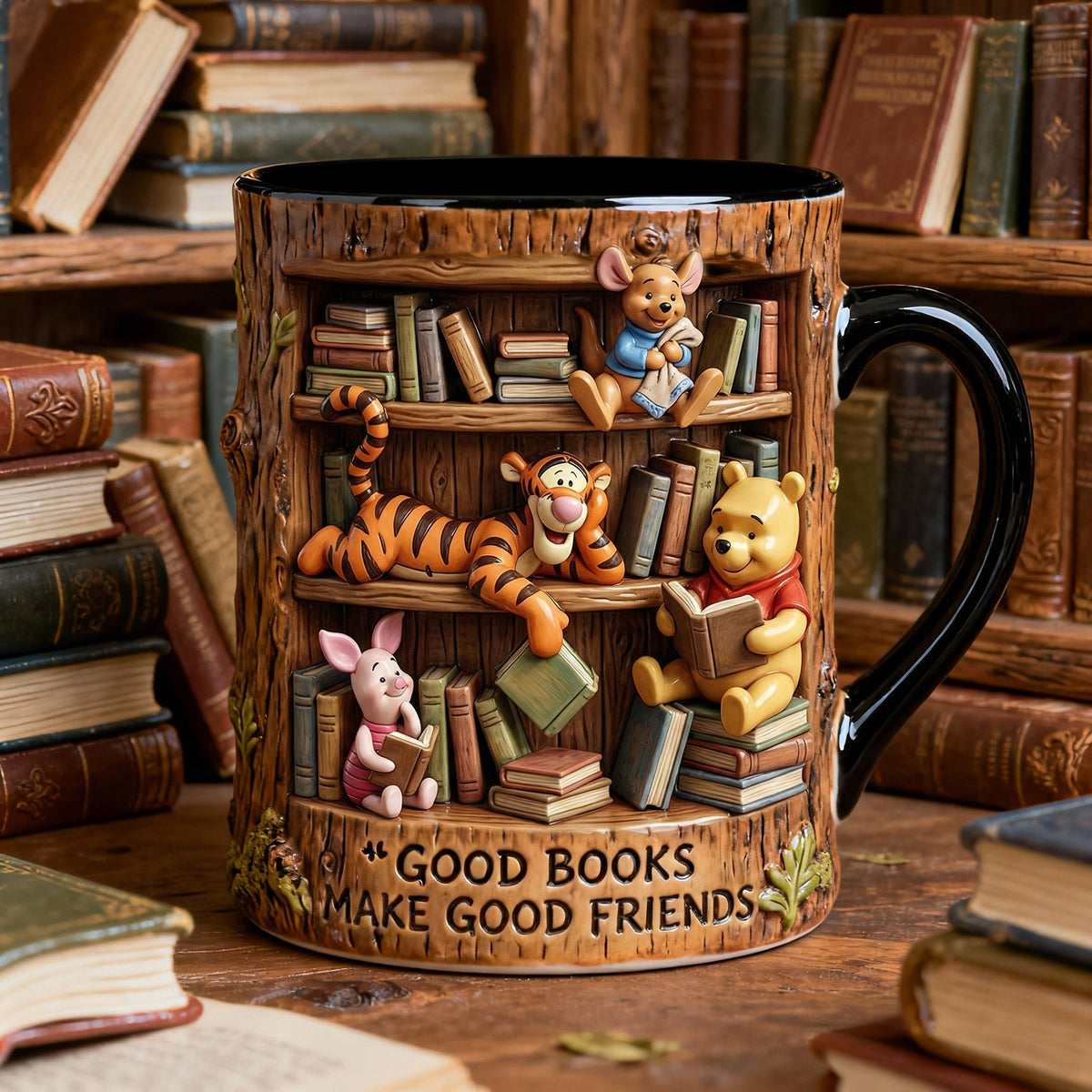 Nostalgia Art Coffee Mug Personalized Gifts For Book Lovers 04patn150126-Homacus