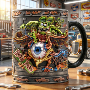 Hot Rod Rad Dad Magic Mug - Personalized Gifts For Dads 04qhlu180526-Homacus
