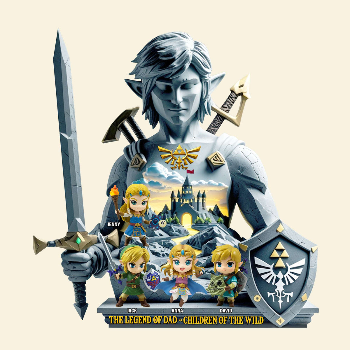 The Legend Dad Acrylic Plaque - Personalized Gifts For Father 01QHTN300425-Homacus