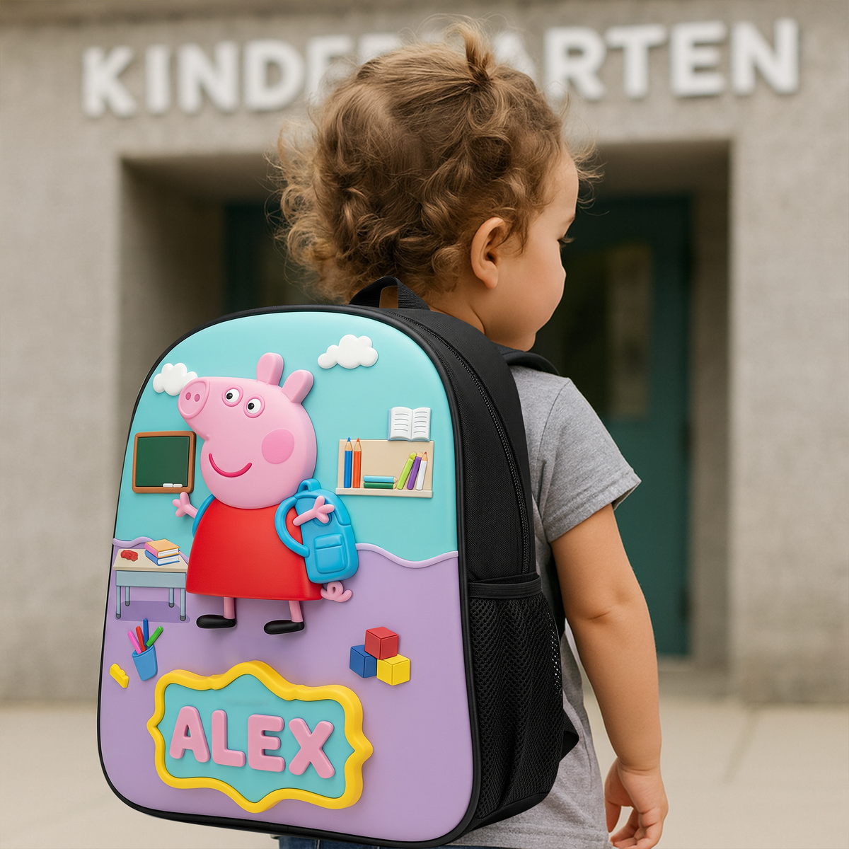 Cute Cartoon Character Backpack - Personalized Gifts For Kids Back To School 05QHLU040825-Homacus