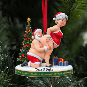 Mischief Santa Couple Ornament - Personalized Christmas Gift For Couples 08OHLU170925-Homacus