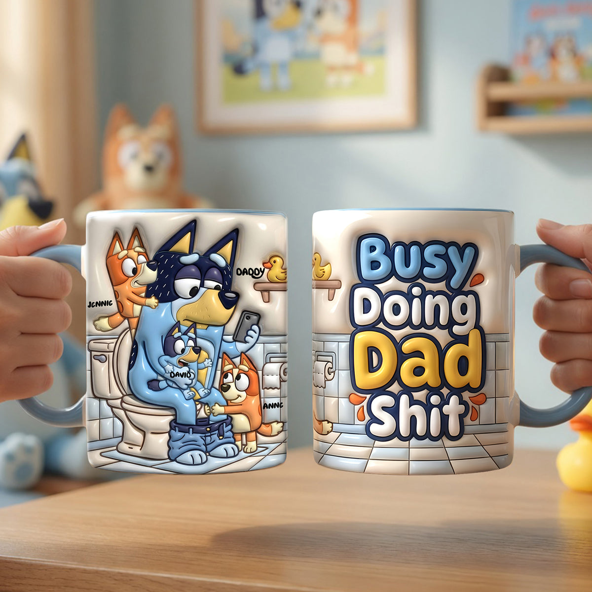 Funny Dad Coffee Mug - Personalized Father's Day Gifts 04nalu290426-Homacus