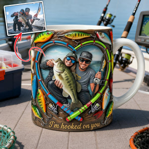 Fishing Couples Coffee Mug - Custom Photo Gifts For Couples 03hulu200126-Homacus