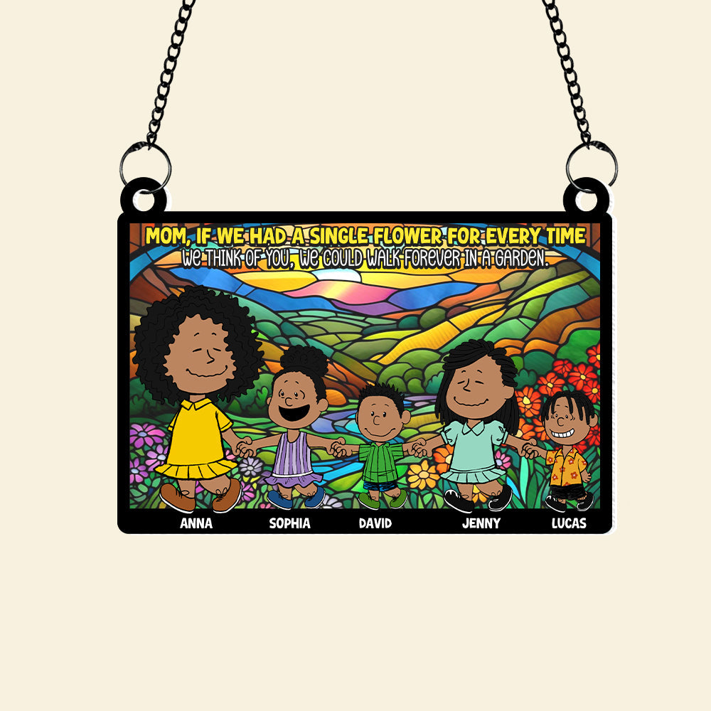 Personalized Gifts For Mom Suncatcher Ornament 04katn140225hh-Homacus