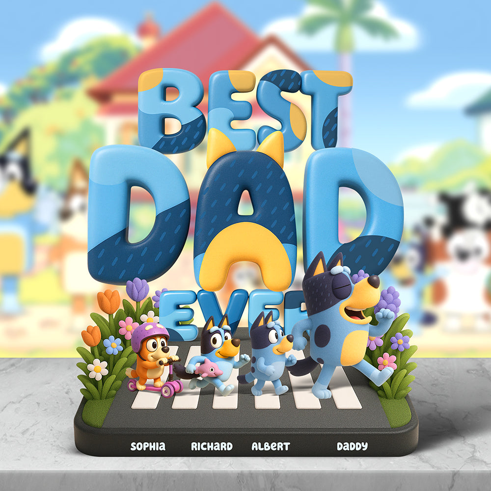 Dog Dad Plaque - Personalized Gifts For Dad 01kaqn190425-Homacus