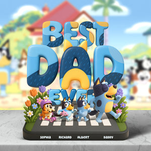 Dog Dad Plaque - Personalized Gifts For Dad 01kaqn190425-Homacus