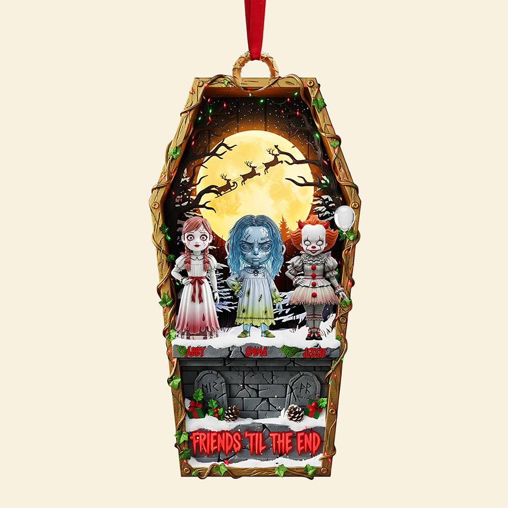Ghoul Gang Friendship Ornament - Personalized Gift For Friends 04OHTA201125-Homacus