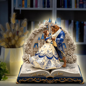 Romantic Couple Acrylic Light Box - Personalized Gifts For Couple 04PGQN301025-Homacus