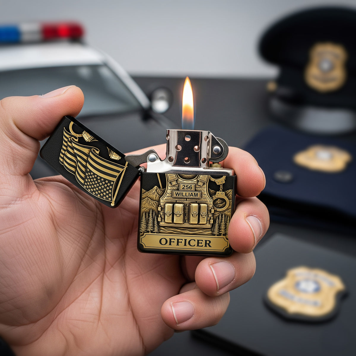 Police Lighter - Personalized Gift For Police Officer 04TOMG310725-Homacus