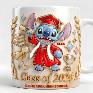 Lovely Alien Celebrate Graduation Coffee Mug - Personalized Gifts For Graduates 03nadt210426-Homacus