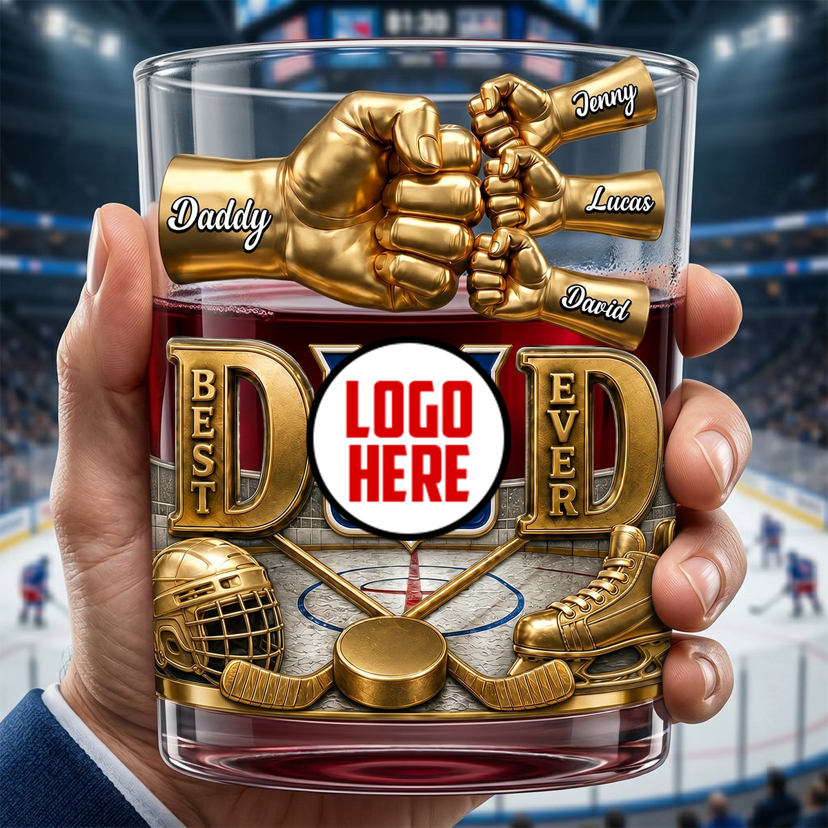 The Victory Pour Sports Whiskey Glass - Personalized Gifts For Dad 03NATN020626-Homacus