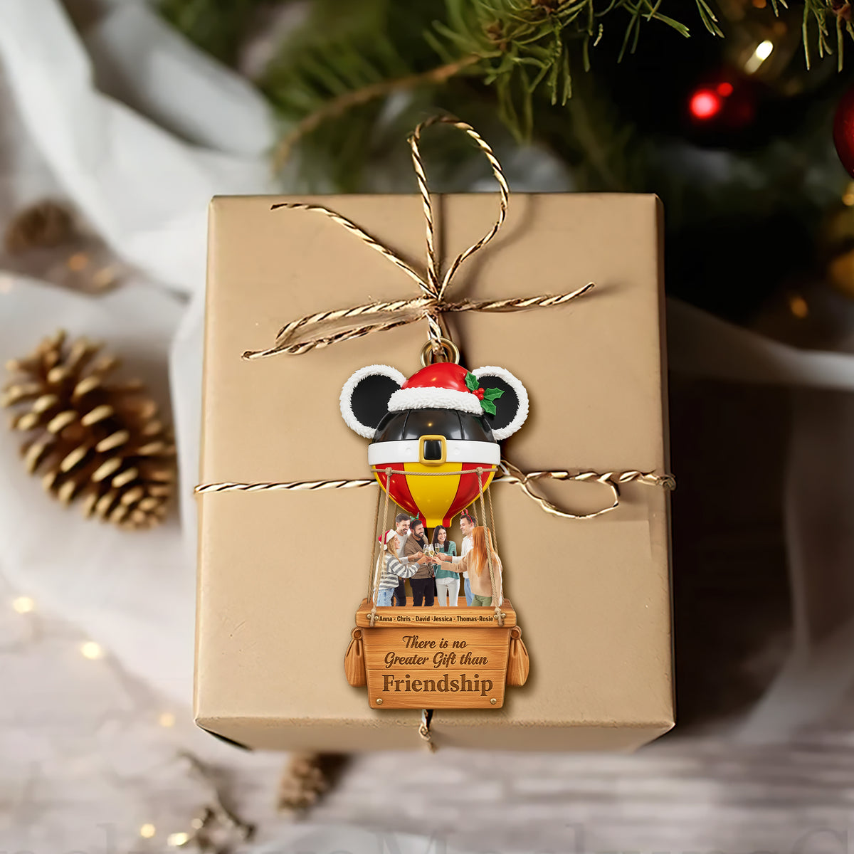Greatest Friendship Custom Photo Ornament - Personalized Christmas Gifts For Friends 03TGLU240925-Homacus