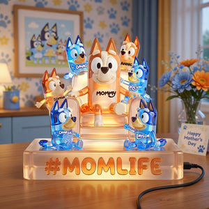 Mom Life Acrylic Light Box - Personalized Gifts For Moms 01ohlu190326-Homacus