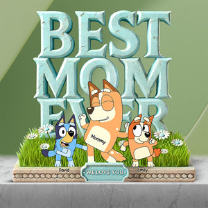 Dog Mom Acrylic Plaque - Personalized Gifts For Mom 02ohqn310325-Homacus