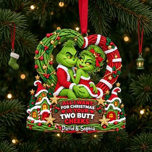Playful Couple Acrylic Ornament - Personalized Gifts For Couple 02ohlu01102026