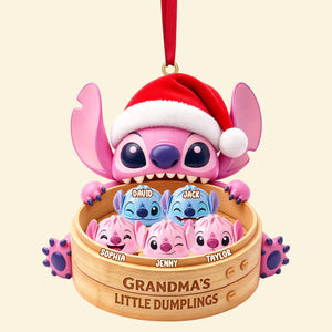 Grandma's Adorable Grandkids Christmas Ornament - Personalized Gifts For Grandma 02OHTN051026-Homacus