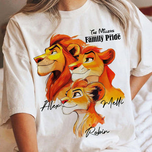 Personalized Gifts For Family Shirt, Lion Family Pride 02qhdt140325-Homacus