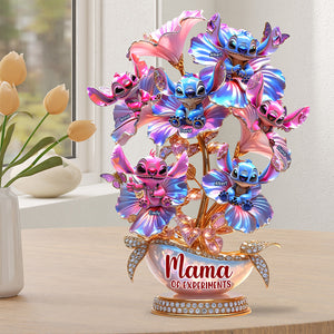 Mama Of Blue Aliens Acrylic Plaque - Personalized Gifts For Mother 01TGQN240425-Homacus