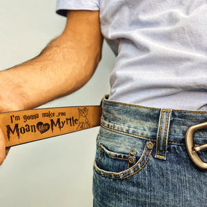 Personalized Gifts For Husband Leather Belt With Secret Message 01HUDT050624 Couple Pinky Promise-Homacus
