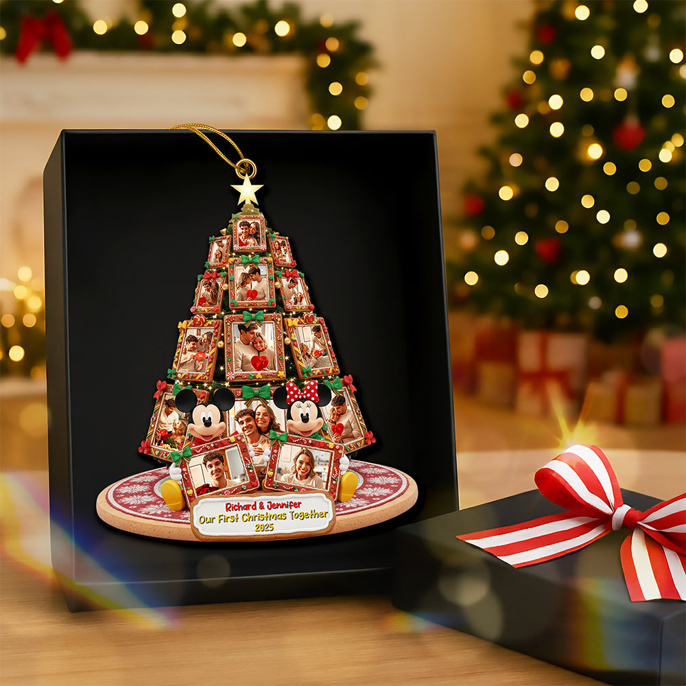 First Christmas Together Ornament - Custom Photo Gifts For Couple 06hyqn151025-Homacus