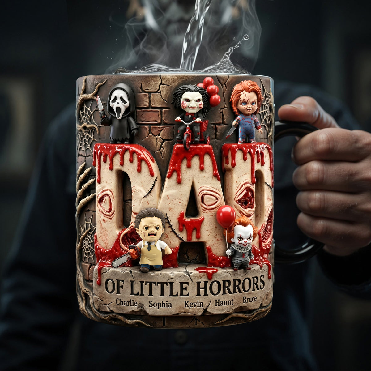 Chaotic Dad Magic Mug, Personalized Gifts For Dad 05qhlu060526-Homacus