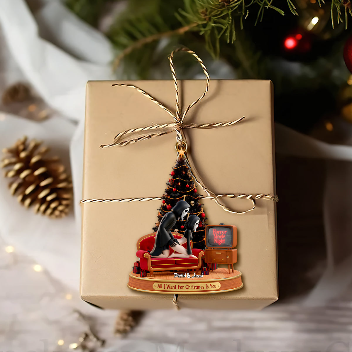 Cheeky Couple Acrylic Ornament - Personalized Gifts For Couples 06OHLU181125-Homacus