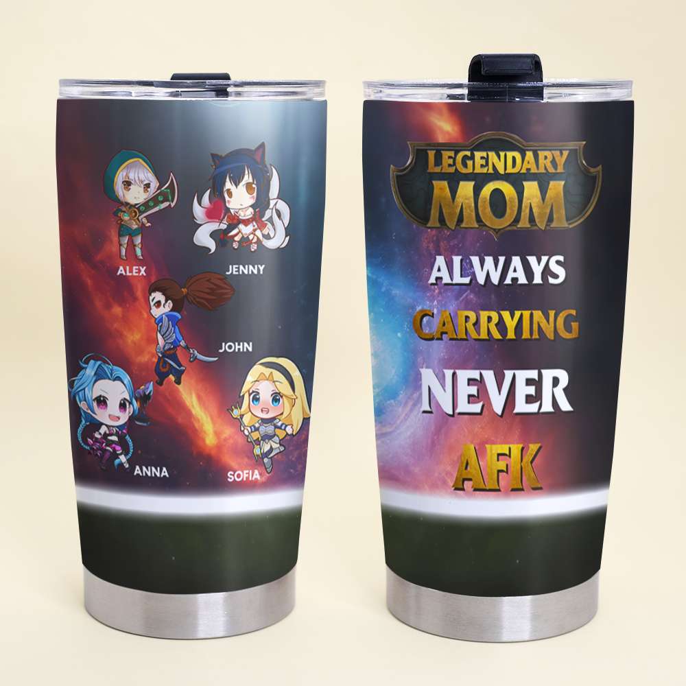 Personalized Gifts For Mom Tumbler Legendary Mom 01OHMH110225-Homacus