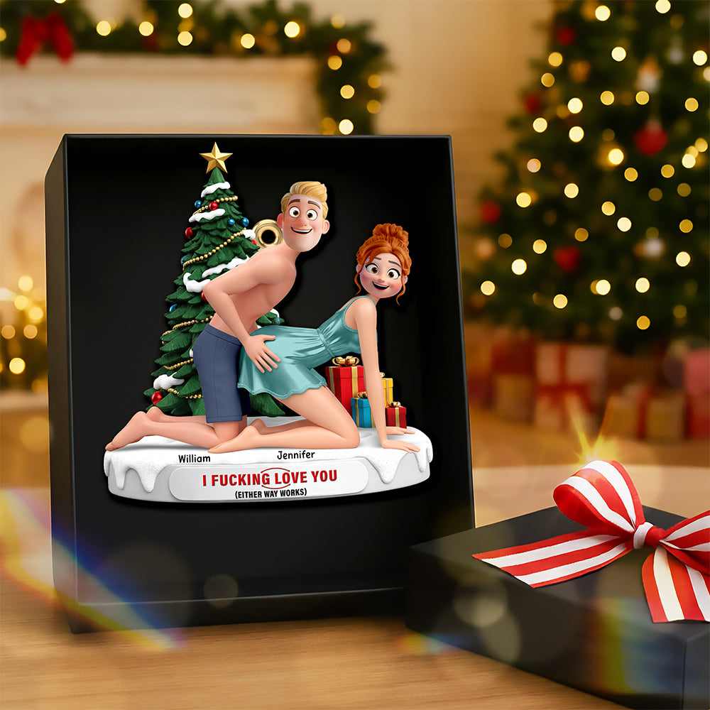 Naughty Couple I F**king Love You Ornament 05ohqn091025 - Personalized Gifts For Couple-Homacus