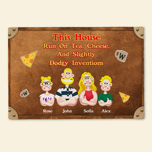 Personalized Gifts For Family Doormat 05NAMH210225PA-Homacus