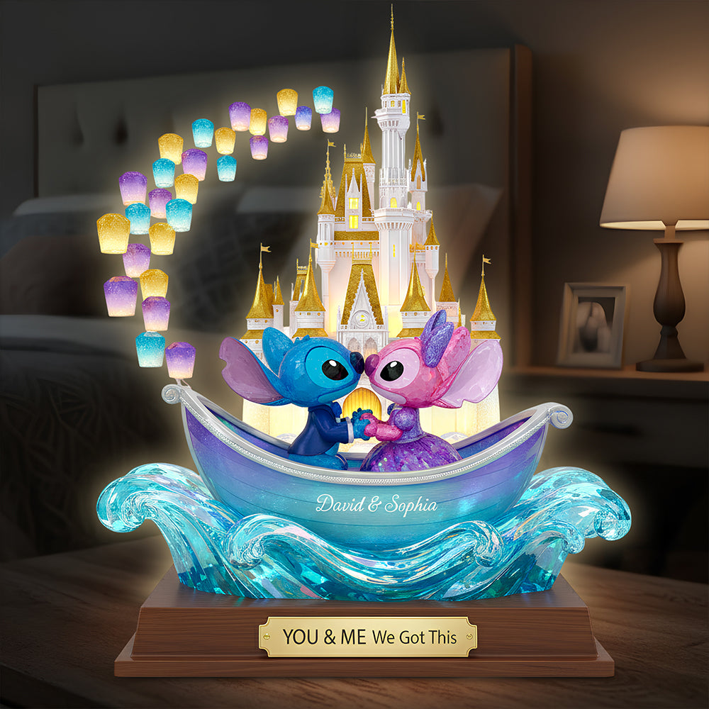 Romantic Castle Light Box Personalized Gifts For Couple 06OHDT271125-Homacus